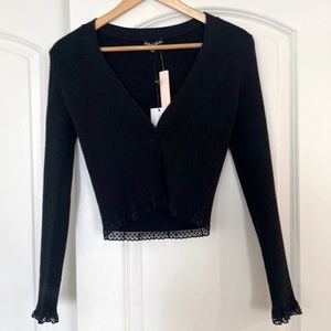 Black for love & lemons nina cardigan